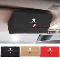 Car Glasses Box for Peugeot 206 307 208 306 2008 308 408 508 205 3008 4008 5008 103 106 406 407 107 Sun Visor Sunglasses Holder