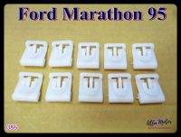 FORD MARATHON 95 DOOR WRINGING WATER CLIP "WHITE" SET (10 PCS.) (086) #กิ๊บรีดน้ำประตู สีขาว (10 ตัว) สินค้าคุณภาพดี