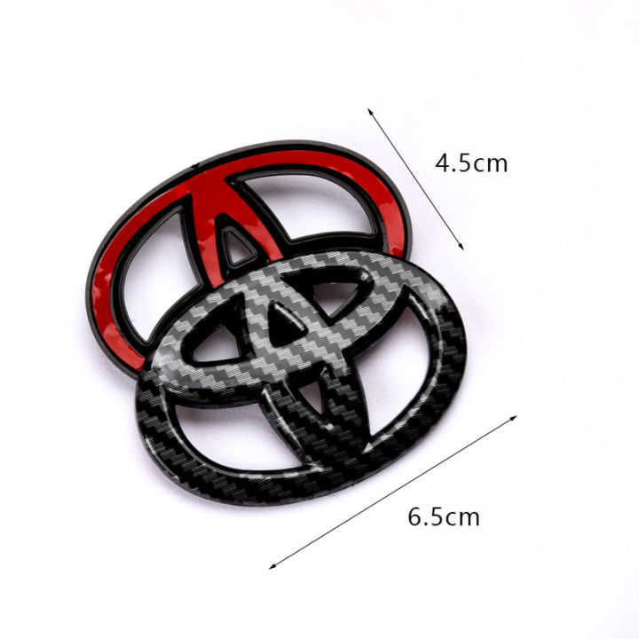 zlwr-toyota-logo-steering-wheel-logo-cover-decorative-stickers-toyota-logo-suitable-for-toyota-new-rayling-dual-engine-camry-asia-dragon-corolla-logo-toyota-logo-steering-wheel-logo