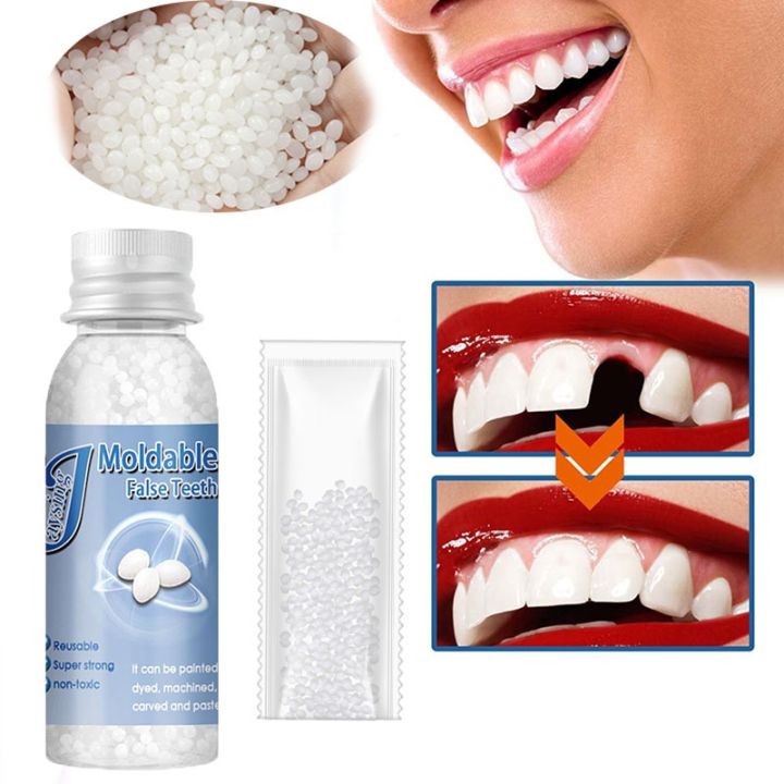 Resin False Teeth Solid Glue Temporary Tooth Repair Moldable