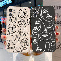 ❤️??จัดส่งทันที❤️ภาพประกอบ เคสไอโฟน11/12/13/14 15 Pro max TPU แบบนิ่ม เคส For iPhone 11 14 13 Pro Max X XS Max 6 6s 7 8พลัส Plus XR SE 2020 ปิดด้านหลัง แบบเต็มเครื่อง กันฝุ่น หรูหรา เรียบง่าย สําหรับ เนื้อแมท