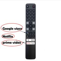 Tcl ใหม่ ของแท้ รีโมตคอนโทรล RC901V FMR5 สําหรับทีวี LCD LED TCL Voice Netflix prime