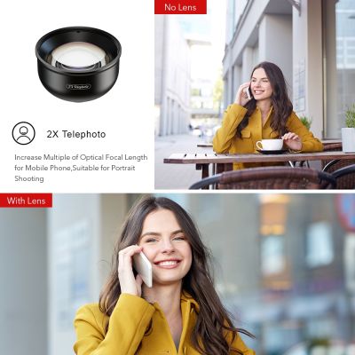 【CW】 APEXEL HD 2x Telephoto Portrait Lens Professional Mobile Phone Camera for iPhone Samsung Android SmartphoneSTH