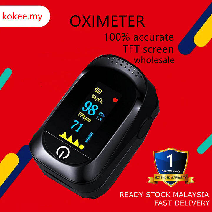Ready Stock Oximeter TFT A2 Oximeter Monitor Finger Fingertip Pulse