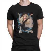 MenS T-Shirt Dancer Funny Cotton Tee Shirt Short Sleeve Stevie Nicks Singer And Pop Music Writer T Shirt O Neck Tops 【Size S-4XL-5XL-6XL】