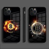 {จี้ดิจิตัล} ฉันรักยอมรับ Bitcoin เคสโทรศัพท์ BTC กระจกนิรภัยสำหรับ IPhone 13 Mini 12 11 14 Pro Max X XR XS 8 7 6S Plus SE 2020ปกหลังScreen Protectors