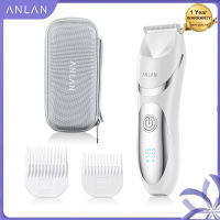 ANLAN 7 in 1เครื่องกําจัดขน ที่เครื่องเล็มขนตัวกันน้ำกันน้ำได้ สำหรับผู้หญิงที่โกนขนตาม IPX7สำหรับที่โกนขนที่เล็มขนและขน  ถอนขนไม่เจ็บ