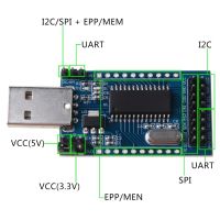 【COOL】 MotoShark CH341A โปรแกรมเมอร์ USB ไป UART IIC SPI I2C แปลง Parallel ตัวแปลงพอร์ต Onboard ตัวระบุการทำงานโมดูลขนาน