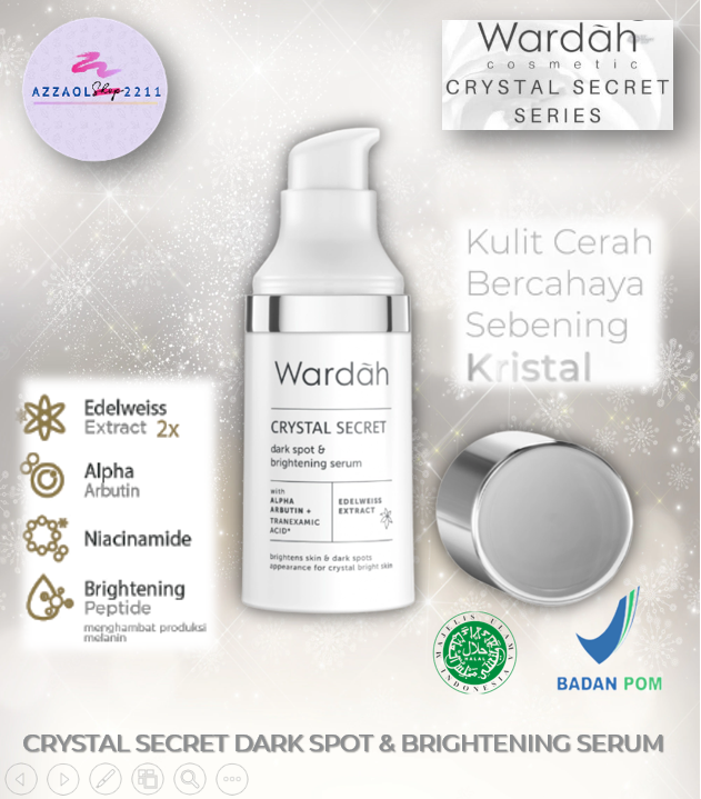 Wardah Crystal Secret Dark Spot And Brightening Serum 20ml Lazada Indonesia 3401
