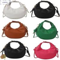 LEAPEN พียู PU กระเป๋า Crossbody สีทึบทึบ ไหล่ข้างหนึ่ง กระเป๋าถือแบบถือ ฤดูร้อนฤดูร้อนฤดูร้อน มินิมอล กระเป๋าสะพายไหล่แบบสั้น ผู้หญิงผู้หญิงผู้หญิง