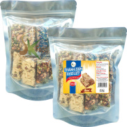 500g Thanh Cơm Gạo Lứt Sấy Giòn Mix Vị Hiệu SKFOOD - Vị Chà Bông, Rong Biển