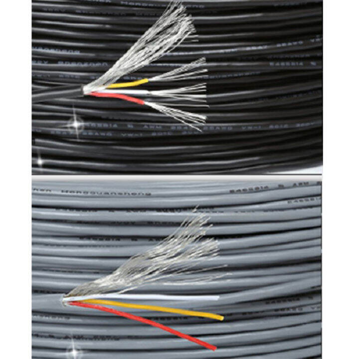flash-sale-สาย10เมตร-ul2547สายเคเบิลหุ้มฉนวน3แกน-4แกน-สัญญาณการจัดส่ง22-24-26-28awg-วงจรไฟฟ้าและชิ้นส่วน