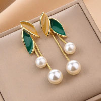 Korean online celebrity long high-end thin Pearl Earrings 2022 new fashion temperament high sense Fashion Earrings women 6K9S