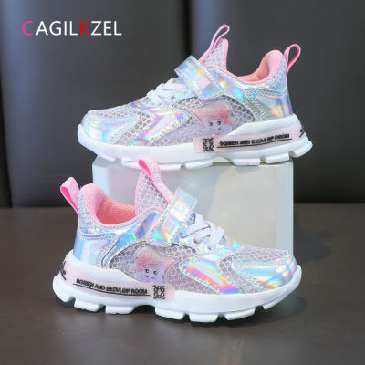 CAGILKZEL Summer Children Shoes Breathable Mesh Sports Shoes For Girl Fashion Running Sneakers Girls Kids Shoes Chaussure Enfant