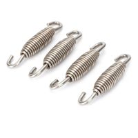 Wholesale 4 Pieces 60mm Exhaust spring Pipe Muffler Springs Swivel 60mm Motorcycle Repair Replacement Part