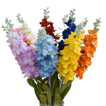 1 Bunch 8 Heads Artificial Silk Butterfly Orchid Artificial Flower