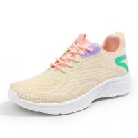 Womens Shoes 2023 Spring New Soft Bottom Flying Sports Casual Shoes Womens Running Shoes