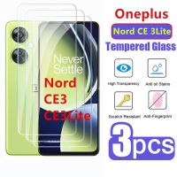 ปกป้องหน้าจอสำหรับ CE3Lite Oneplus Nord CE 3 Lite 3 Lite 3 Lite คลุมทั้งหมด NordCE3Lite กระจกนิรภัยใสฟิล์ม HD แก้วป้องกันกันรอยขีดข่วนความแข็ง9H