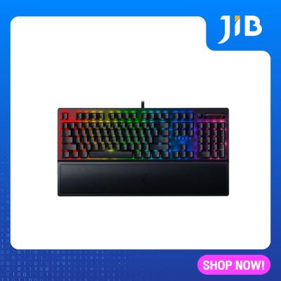 KEYBOARD (คีย์บอร์ด) RAZER BLACKWIDOW V3 GREEN SWITCH (RAZER GREEN MECHANICL SWITCH) (TH/EN) (RGB LED)