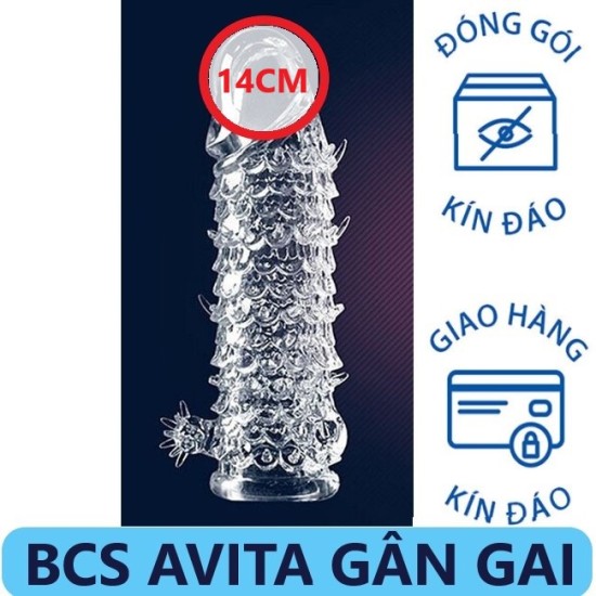 Bao cao su gân gai avita hộp 1 cái dùng nhiều lần - ảnh sản phẩm 1