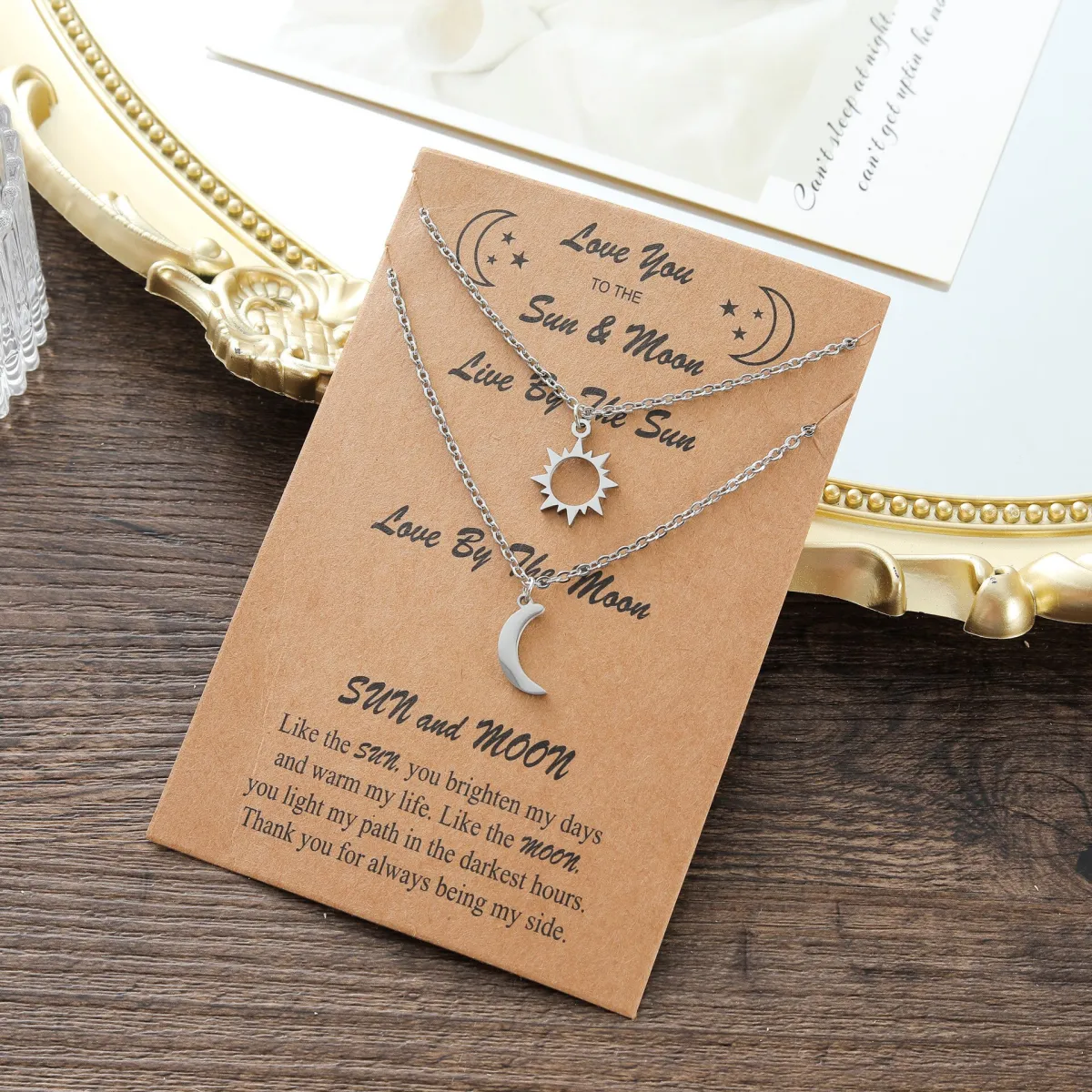 Hot K] Best Friend Necklace for 2, Sun and Moon Matching Friendship  Necklace Jewelry Gifts for BFF Sisters Girls Lazada PH