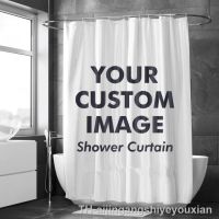 【hot】∏  Custom Shower Curtain Curtains Photo Polyester with Hooks POD Dropshipping Personalise