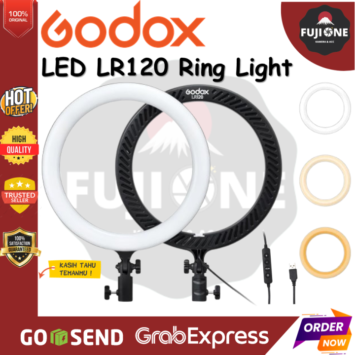 Godox LR120 LR120 LR 120 LED Ring Light make up LED Bicolor Lazada