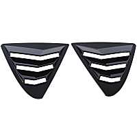 1Pair Car Rear Window Louver Scoops Shutter Trim Cover for Toyota Lexus is Side Louver Air Vent Shade Spoiler Deflector Car Parts Supplies