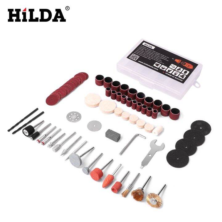 worth-buy-hilda-92ชิ้นอุปกรณ์เสริม-dremel-สำหรับ-dremel-สว่านชุดอุปกรณ์เสริมเหมาะสำหรับสว่าน-dremel-แกะสลักขัดเกลาอุปกรณ์เสริมสำหรับขัดแต่ง