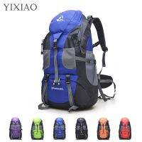 【CW】 YIXIAO 50L Hiking Camping Outdoor Trekking Climbing Rucksack Mountaineering Molle