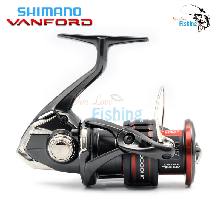 รอกสปินรุ่นใหม่ล่าสุด-shimano-vanford-ลื่นมาก-น้ำหนักเบา-มีให้เลือก-8-เบอร์-ชุดเฟืองขับแบบ-micro-module-ii-ทนทาน