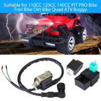 คอยล์จุดระเบิด CDI Regulator สำหรับ 110CC 125CC 140CC Trail Bike Dirt Bike Quad ATV