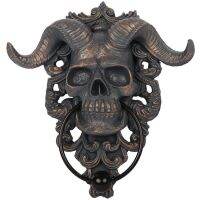 Resin Punk Skull Sheep Head Wall Pendant Crafts Home Decoration Accessories