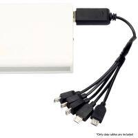 Penerbangan 1 Hingga 5 Talian Penukaran Caj พอร์ตไมโคร USB Mengecas Kord untuk E58 XS809 Penerbangan 4.2V0.5A Kabel Kabel Output