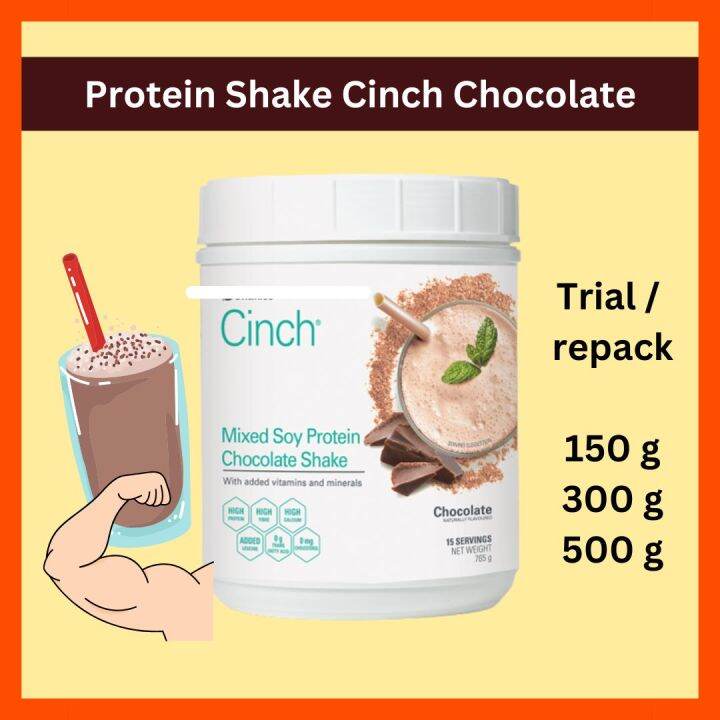 Cinch Mixed Soy Protein Chocolate Shake Meal Replacement protein drink