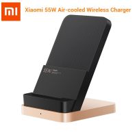 Original Xiaomi Vertical Air-cooled Wireless Charger 55W Max Fast Charging Qi Stand For Xiaomi 13/12/11/10 For iPhone/Samsung