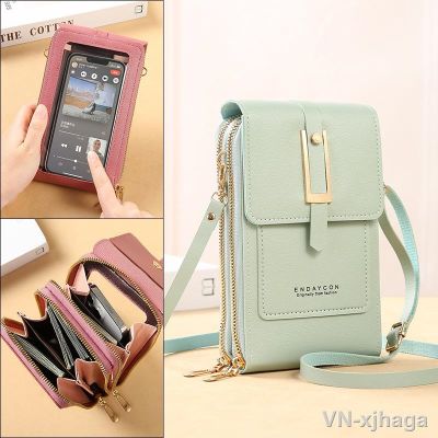 Women Bags Soft Leather Wallets Touch Screen Cell Phone Purse Crossbody Shoulder Strap Handbag for Female Cheap Womens Bags
