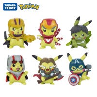 Pokemon 10cm Pikachu COS Marvel 4 Ant Man Anime Figures Model Character Toys