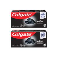 ↂ♠♘ Colgate คอลเกต ยาสีฟัน ชาร์โคล คลีน กรัม แพ็คคู่ x2 (รวม 4 หลอด) ช่วยทำความสะอาดช่องปาก