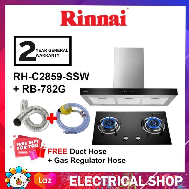 Rinnai 90cm Chimney Hood RHC2859SSW Cooker Hood RHC2859SSW