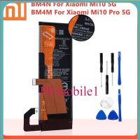 แบตเตอรี่ BM4M สำหรับ Xiaomi Mi 10 Pro 5G BM4N สำหรับ Xiaomi Mi10 5G ของแท้โทรศัพท์ Bateria แบตเตอรี่ + เครื่องมือ