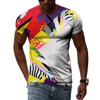 Summer Fashion Cool Style Hip Hop Harajuku Men T-shirts 3D Casual Personality Abstract Trend Print Short Sleeve O-Neck Tees Tops