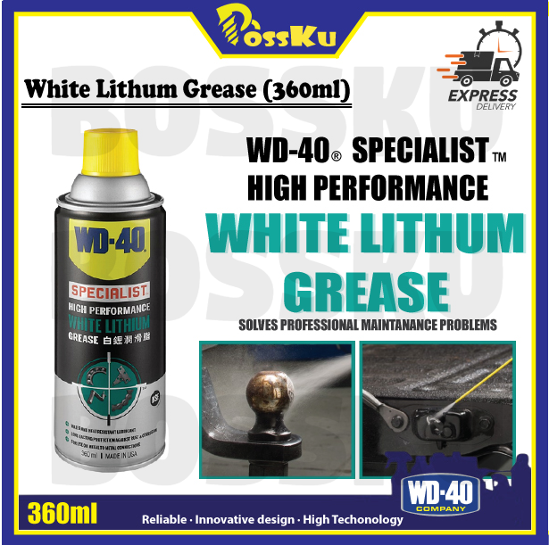 Wd 40 Specialist High Performance White Lithium Grease 360ml Lazada 6903