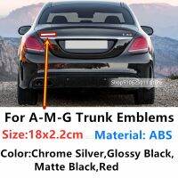 Car Emblems Logo Styling Accessories Decals For AMG GLA GLC GLE GLS GT A C E G S Class W177 W210 W211 3D Badge Sticker