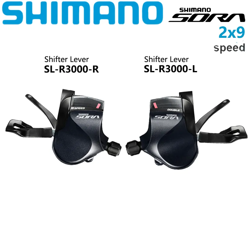 Shimano Sora R3000 Flat Bar Shifter 2x9 Speed Road Bike Sl R3000 L 2 Way Release Flat Bar Shif Lever Sl R3000 R Flat Bar Shif Lever Original Bike Accessories Lazada