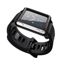 Smart Aluminum Metal Wrist Strap Watch Band Kit Case Cover for Apple iPod Nano 6 6th Adhesives Tape