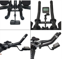 ขาจับ Rec-mount สำหรับไมล์ SRM Power Control Mount TT/Aero bar / 1 ชุด