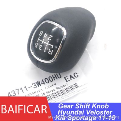 【CW】□  Baificar Brand New Manual 6 Speed Leather Shift Knob Veloster Sportage 2011 2012 2013 2014 2015