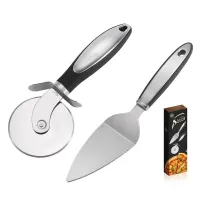 Stainless Steel Pizza Knife Shovel Pizza Pie Knife Pizza Roller Knife Triangle Shovel Knife Kitchen Tools