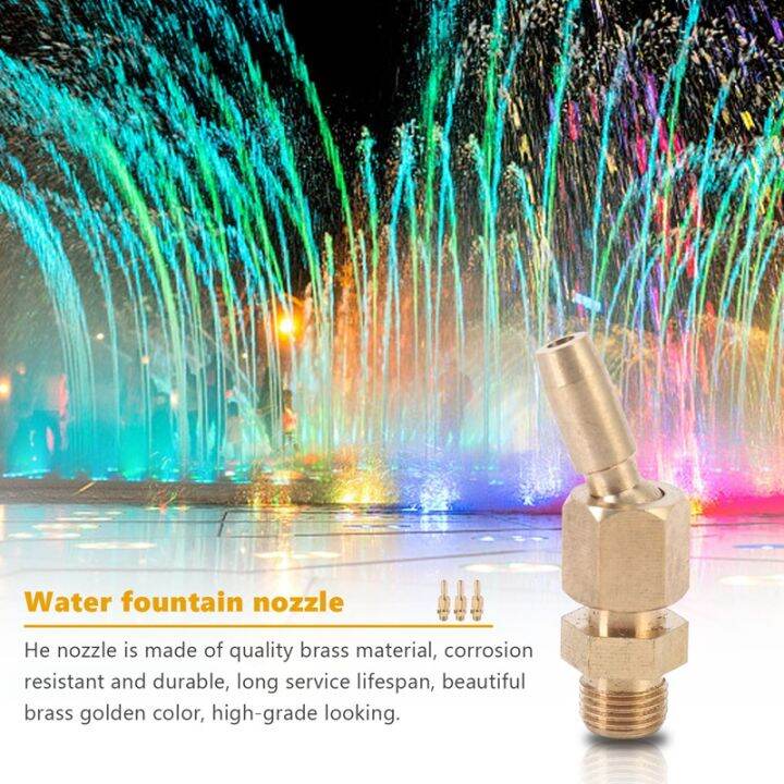 10pcs-1-8-inch-dn6-brass-gushing-spray-water-fountain-nozzles-universal-water-curtain-nozzle-landscape-garden-fountain-garden-pond-decoration